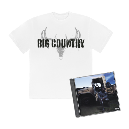 Big Country Fan Pack - CD + T-Shirt (White)