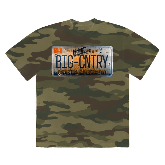 Camo License Plate Tee